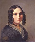 Moritz Daniel Oppenheim Portrait of Fanny Hensel painting
